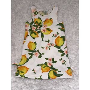 Pappagallo girls sz. S lemon print sleeveless dress. Exc. cond. Beautiful